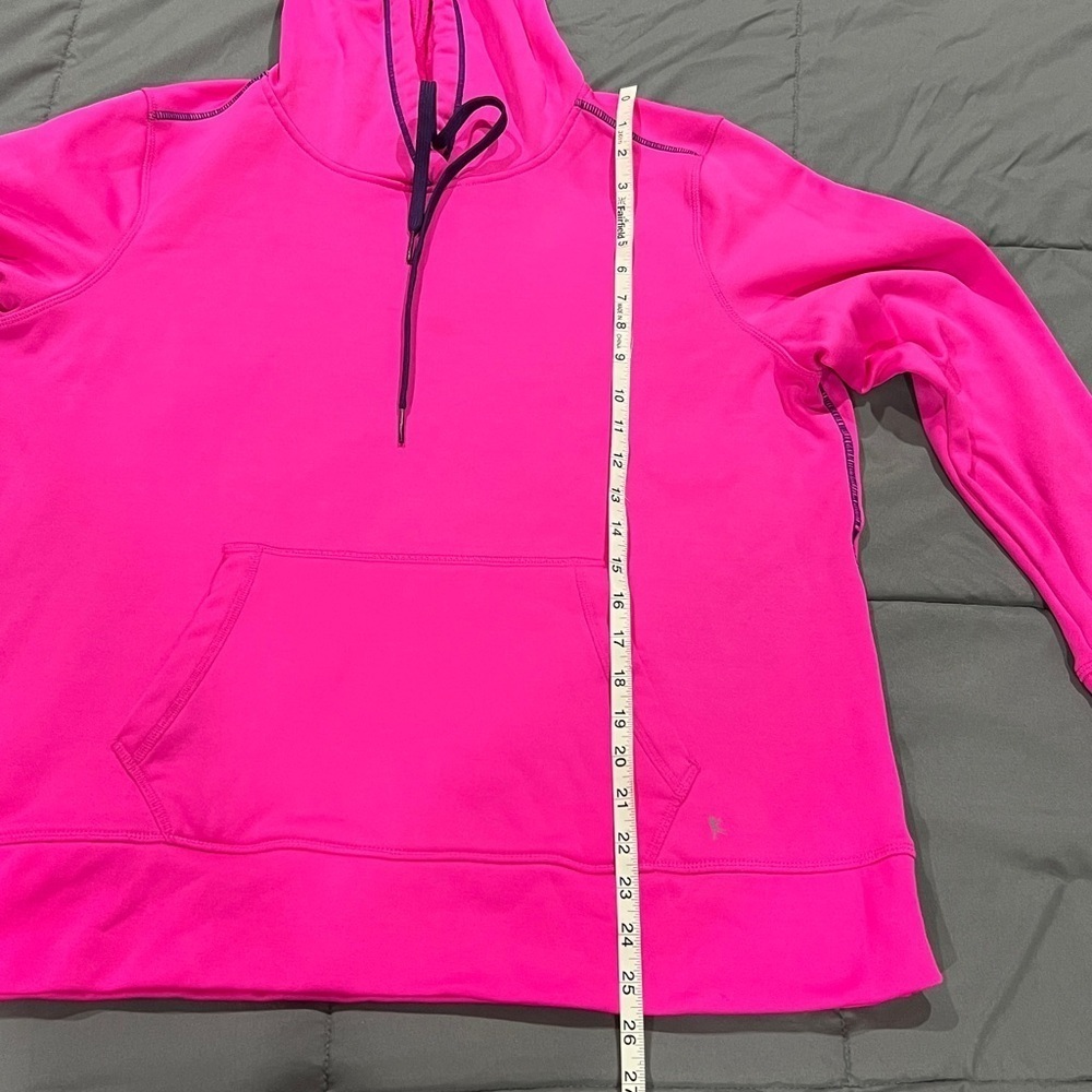 Women’s pink sweater sweatshirt pullover hoodie XL 16–8 dri-more Danskin Now - Picture 10 of 10